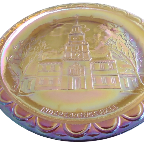 Vintage Indiana Carnival Glass Plate. - Picture 3 of 8
